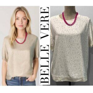 BELLE Vere Polka Dots Blouse Medium
